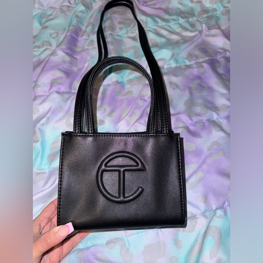 Brand new black telfar bag small